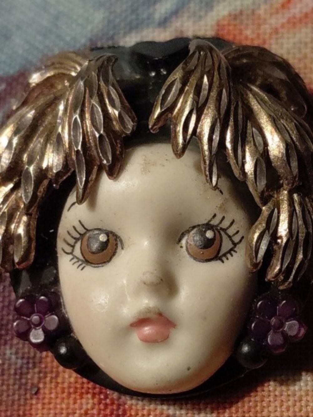 Vintage Eros hand made brooch